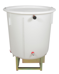 Mixing tank 180L f/medicines with lye pump